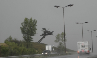 Пътищата са мокри