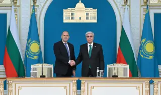 Касъм-Жомарт Токаев и Румен Радев излязоха със съвместно изявление пред медиите