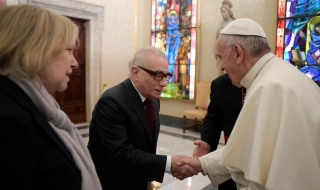 Мартин Скорсезе се срещна с папата