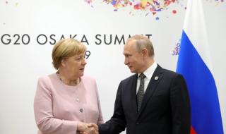 Путин разговаря с Меркел - Ноември 2019