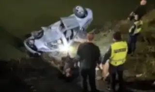 Шестима мигранти загинаха след гонка с полицията между Китен и Бургас, колата им падна в езерото Вая