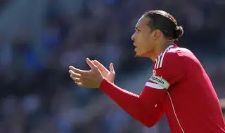 Ван Дайк: Това не са нашите стандарти, но минимум трябва да се класираме за Шампионската лига