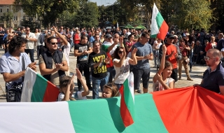 Протест в Харманли срещу бежанците