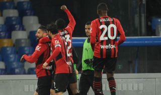 Милан е на върха в Серия А след победа срещу Наполи