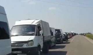 Жителите на Енергодар масово напускат града, взрив в Мелитопол