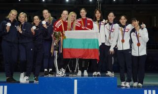 България спечели златен медал в отборното състезание на сабя в Ташкент