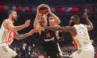 Цървена звезда покори Олимпиакос въпреки феноменалния Везенков