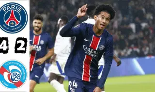 4:2. PSG didn't give Strasbourg a chance in the capital VIDEO 