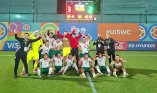 България U15 спечели групата си на Световното първенство и фестивал на ФИФА - среща Еквадор на 1/16-финалите