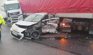 Верижна катастрофа и на Витиня (СНИМКИ)