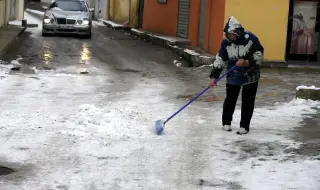 Първи сняг в Албания