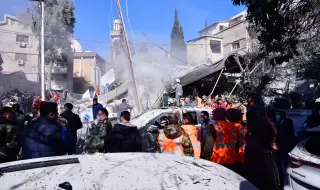 Южната част на Дамаск беше обект на въздушни удари от страна на Израел