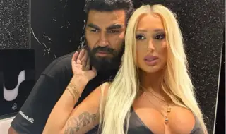 Атижа показа новата си руса коса, докато се натиска с Азис (СНИМКИ)