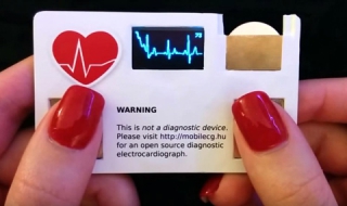Кардиограф във визитка