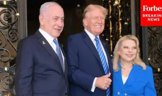 Trump welcomed Netanyahu to his home less than two days ago 