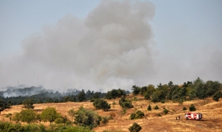 Пожарът край Хухла е локализиран