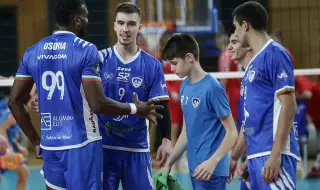 Волейболният Левски триумфира в Хърватия и направи важна крачка към следващия кръг на Шампионската лига