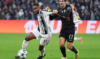 Ювентус с равенство срещу Спортинг в Торино