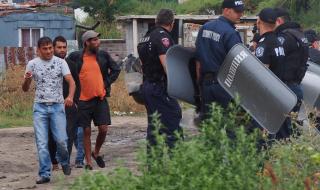 Масов цигански бой в Казанлък, жандармерията на крак