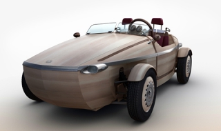 Toyota направи автомобил от дърво