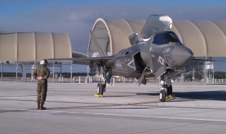 F-35 се запали при излитане от база в Айдахо