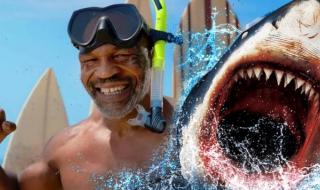 Майк Тайсън нокаутира акула (ВИДЕО)