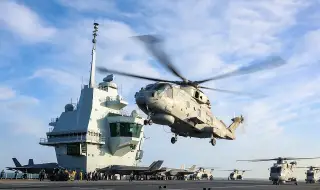 Британски хеликоптер падна в Ламанша! Служител на Кралските военноморски сили загина