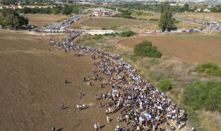63-километрово шествие на израелските семейства на заложниците е близо до Йерусалим