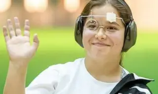 Miroslava Mincheva won bronze at the European Shooting Championships in Osijek 