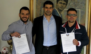 Иван и Андрей направиха дарение към Левски