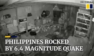 Земетресение с магнитуд 6,4 по Рихтер разтърси Филипините