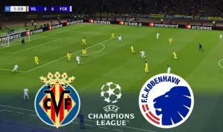 Копенхаген изненадващо удари Виляреал в Испания в ранен двубой от ШЛ