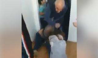 Възпитател разтървава ученички с тупаници в главата (ВИДЕО)