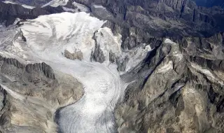 Switzerland's glaciers are melting at an above-average rate this year 