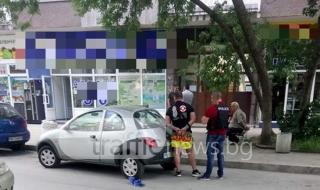 Зрелищен арест на двама мъже в Пловдив