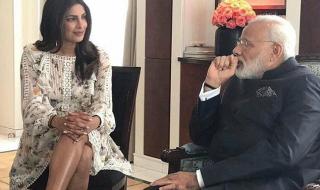 Късата рокля на Приянка Чопра вся смут