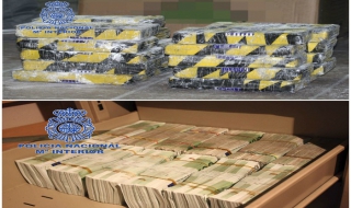 Испанската полиция залови близо половин тон кокаин