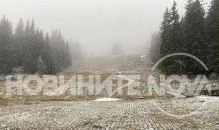 Първият сняг заваля на Витоша