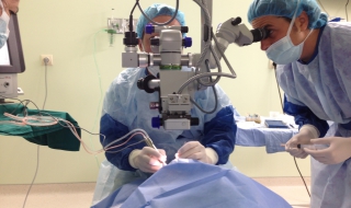 Уникална операция на мембраната на ретината