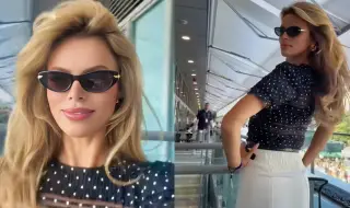 Американски модел се появи на Уимбълдън по месечен цикъл ВИДЕО