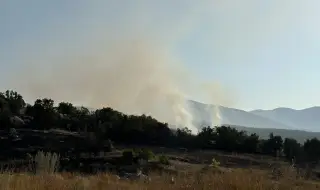 Пожарът край Карнобат стигна до земеделската база на Бенчо Бенчев