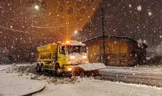 The first snow fell in several areas in Bulgaria 