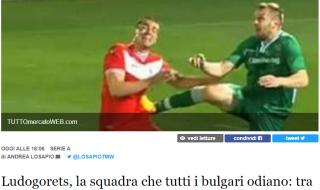 Италиански журналист разказа играта на Лудогорец, каза много истини