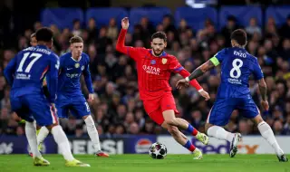 ПСЖ разгроми Челси насред Лондон и продължава уверено към четвъртфиналите на Шампионската лига