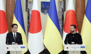 Кишида и Зеленски обещаха да не оставят безнаказани "военните престъпления и други жестокости"