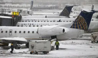 Хаос в Ню Йорк и североизточните щати на САЩ: отменени са много полети заради зимна буря