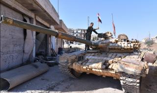 Сирийската армия спира огъня