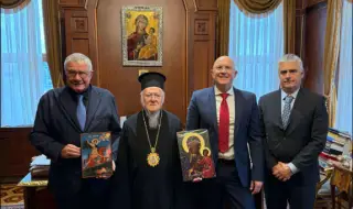 Днес в Истанбул проф. Христо Пимпирев, Драгомир Матеев и Кирил Кандиларов се срещнаха с Негово Всесветейшество, Вартоломей I