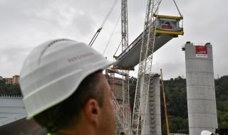Започнаха да строят новия мост в Генуа