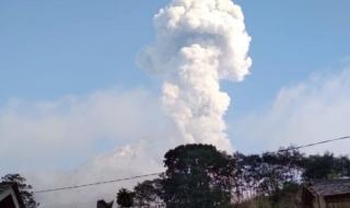Вулкан изригна в Индонезия - Февруари 2020